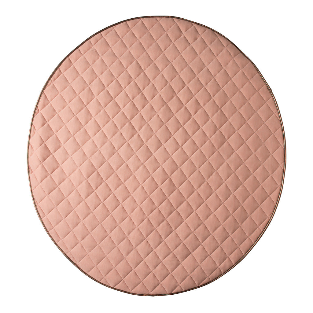 Quilted Cotton Play Mat | Dusty Pink – Cattywampus