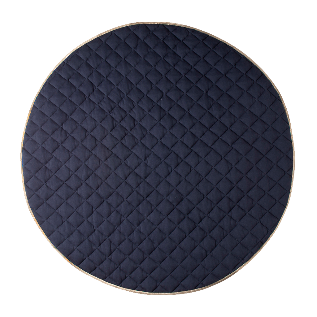Quilted Cotton Play Mat | Royal Blue – Cattywampus